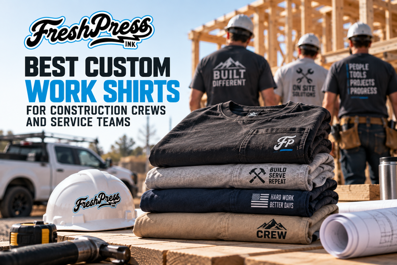 Best Custom Work Shirts for Construction Crews and Service Teams