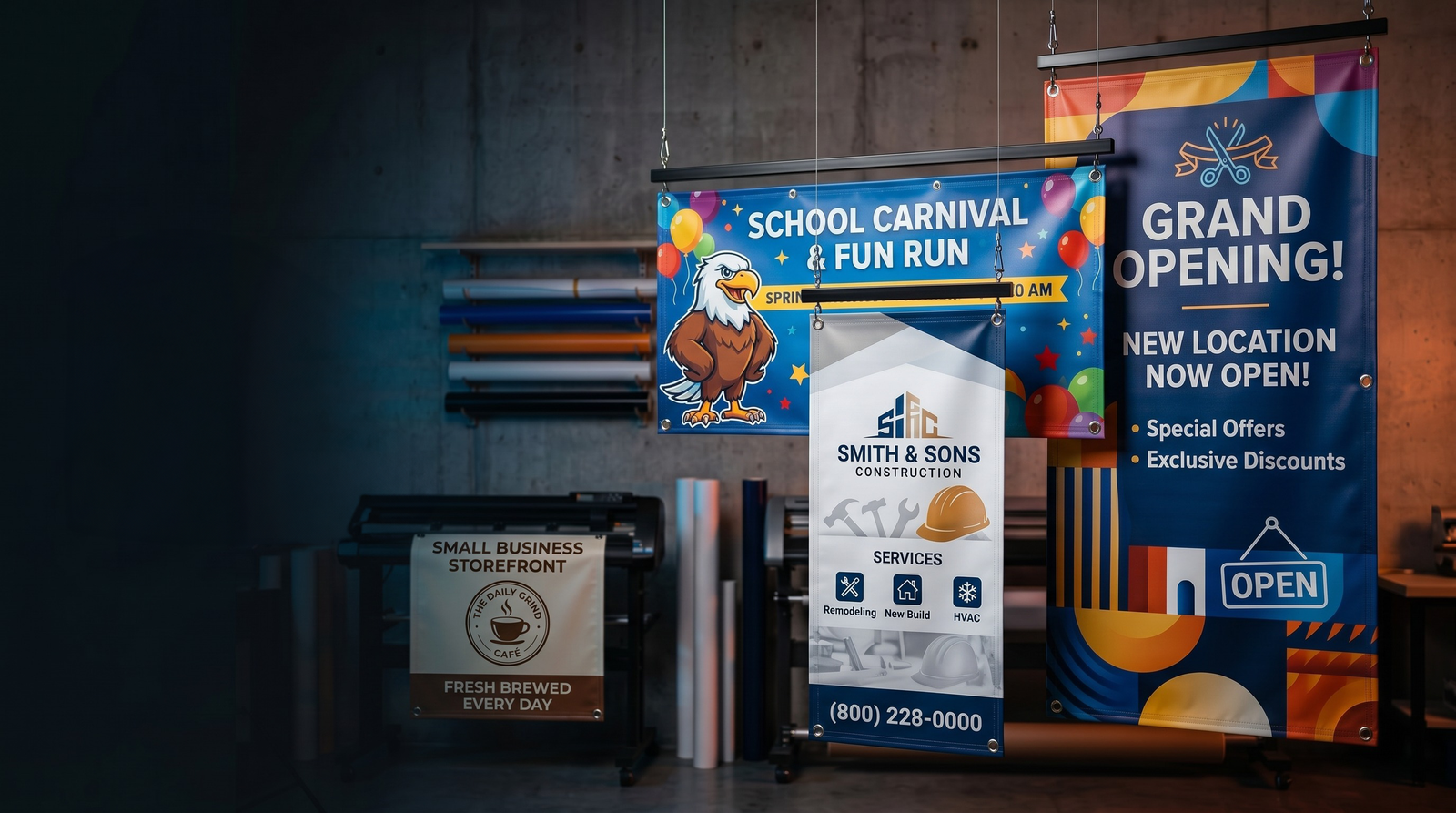 Custom Vinyl Banners
In Roseville, CA